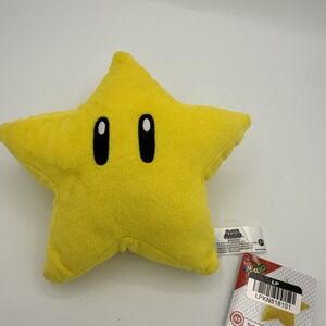 Nintendo Super Mario Bros. Super Star 6" Plush Little Buddy Official New